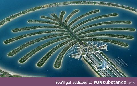 Palm jumeirah, dubai, uae