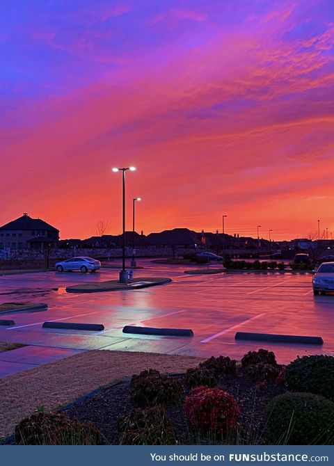 Culver’s parking lot my friend was at