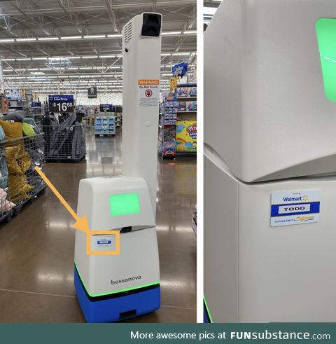 Meet your friendly neighbourhood Walmart robot called Todd