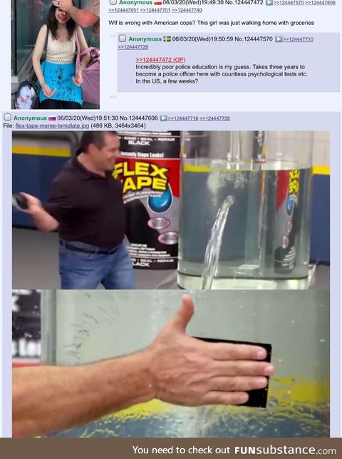 Anon helps with the power of flex tape