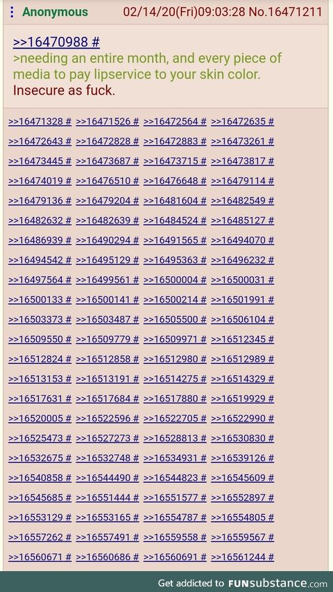 Anon calls it how he sees it