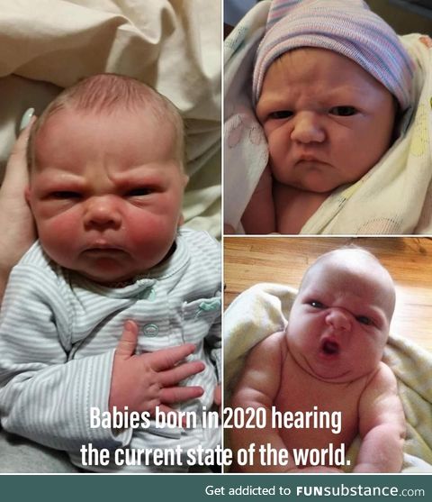 2020 newborns react