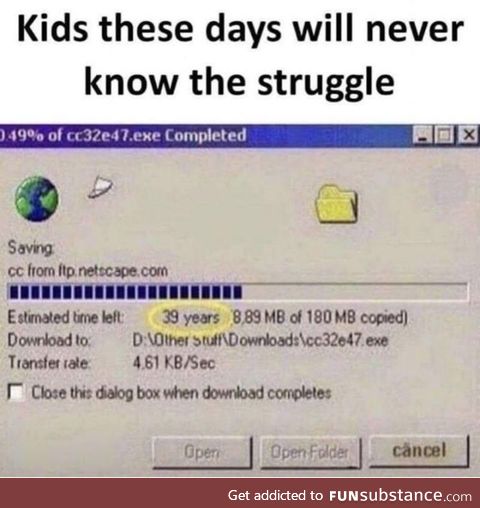 They will never know the struggle