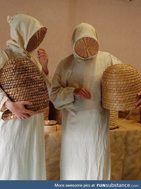 Medieval Beekeeping outfits were designed from nightmares