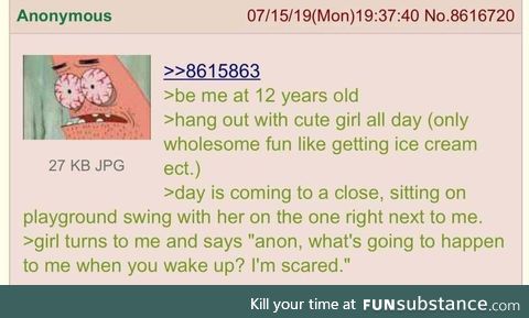 Anon was having a good time