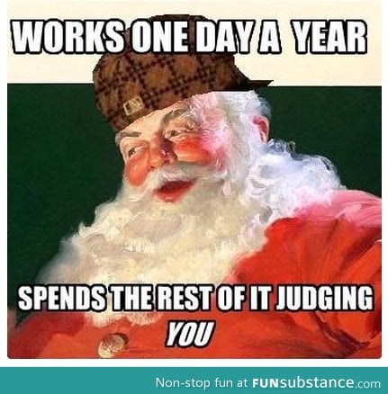 Scumbag santa claus