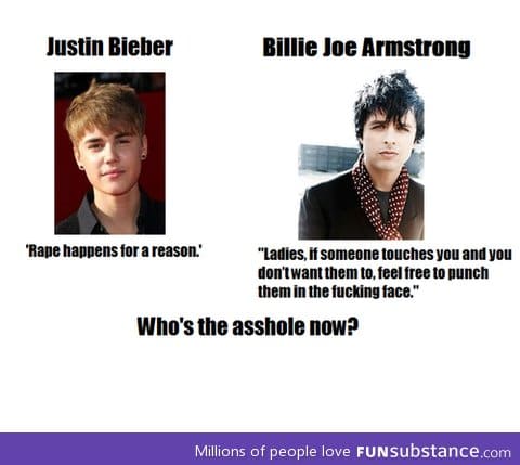 Bieber on Rape