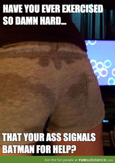 Batman b*tt signal