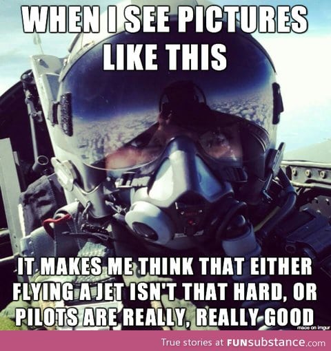Pilot selfies
