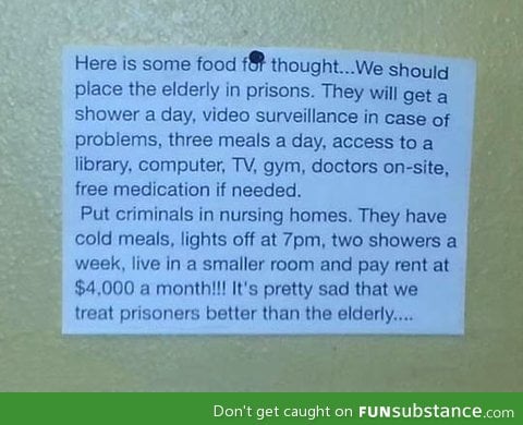 Swap prisons and nursing home