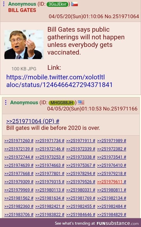 Bill gates. Vaccines. Bill gates. Vaccines. Bill gates. Vaccines