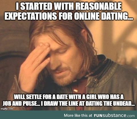 Online dating was supposed to be easier... Looking at you Plenty of Fish, OKCupid etc