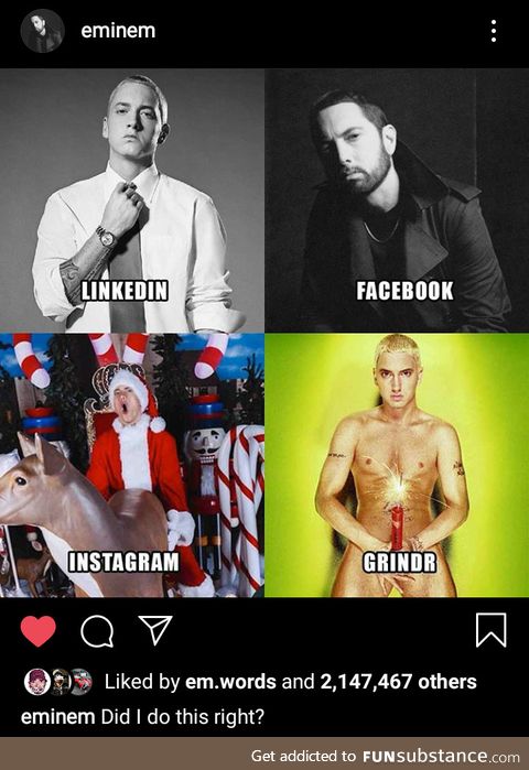 Eminem on Instagram