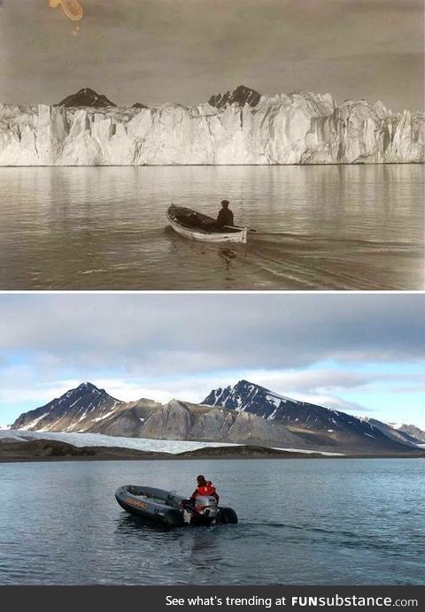 The arctic 105 years ago vs today