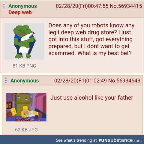 Anon wants drugs