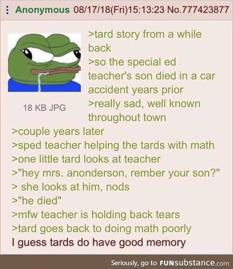 Anon is a Tard