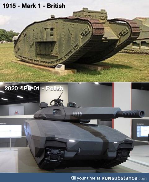 First tank compared to most recent tank