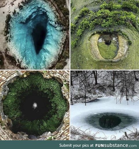 The sacred eyes of the earth