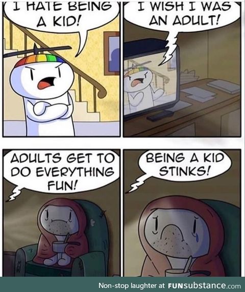 Being a kid stinks!