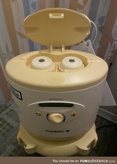 My breast pump looks like it’s seen some sh*t