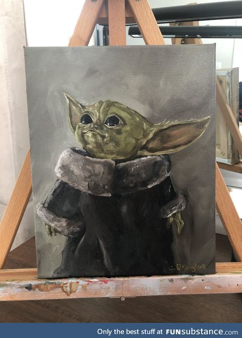 My wife painted a thing