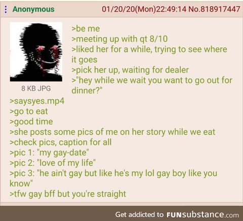 Anon gets fagzoned