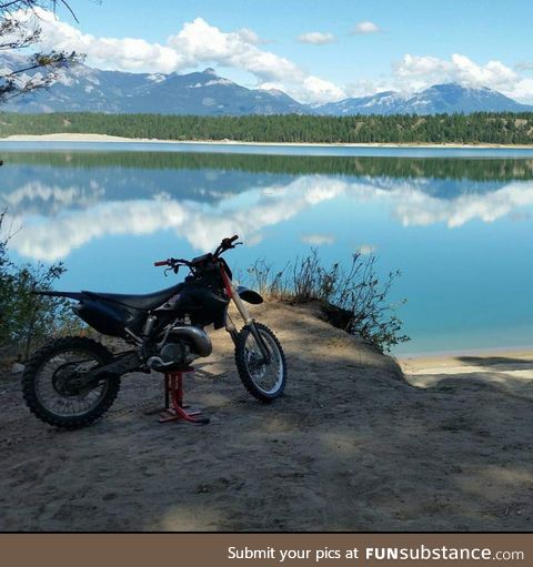 Beautiful day of riding in Canada