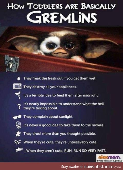 Toddlers and Gremlins