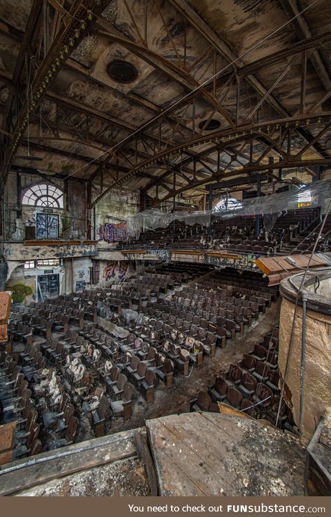 I explored a crumbling forgotten theater waiting for another show to go on