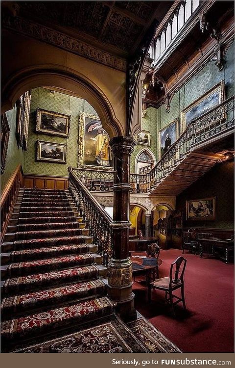 Tyntesfield, a Victorian Gothic Revival House in Somerset, England