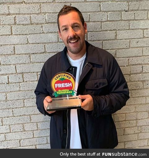 Rotten Tomatoes gave Adam Sandler a belated birthday present. His comedy special '100%