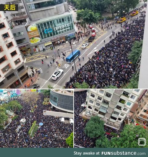 Hong Kongers' defiant rally for democracy on the first day of the new decade