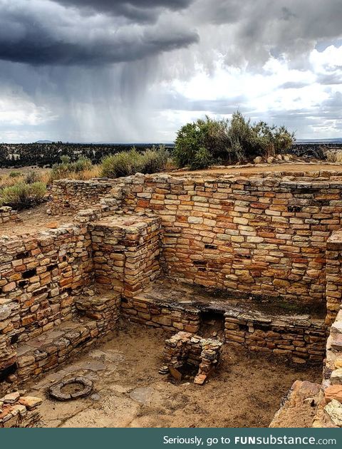 The ruins of Atsinna in New Mexico
