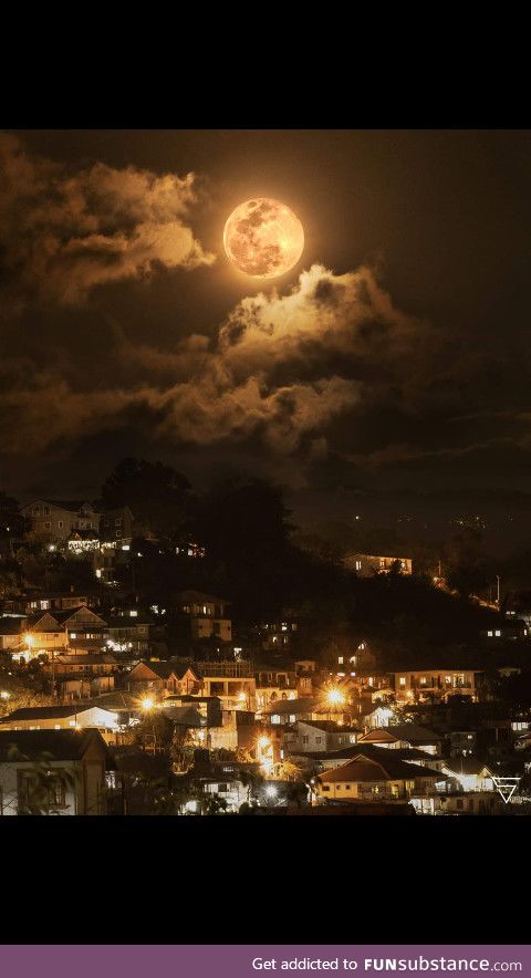 Super Moon from Baguio, Philippines