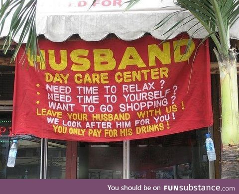 Finally, a day care center for us