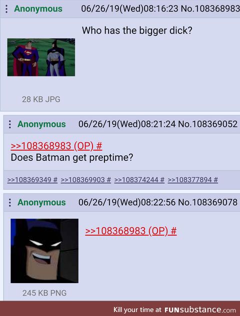 Anons discuss superheroes