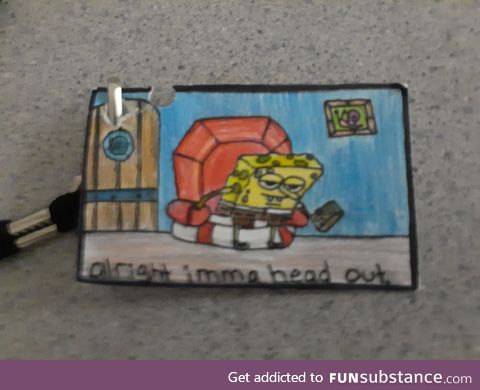 My art teacher's hall pass