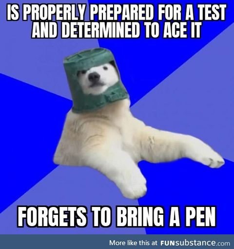 Bad luck bear :(