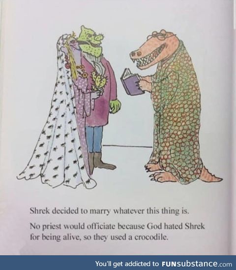 The original Shrek book was amazing