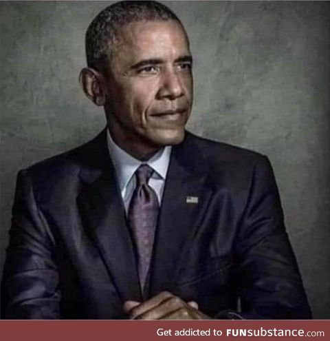 This is the Official White House portrait of President Obama that Trump refuses to hang