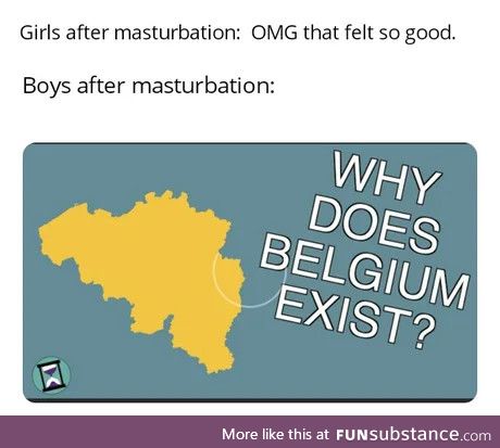 Same thing everyone thinks when seeing the internal segregation of belgium