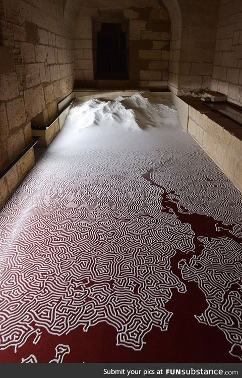 Salt Labyrinths by Japanese Artist Motoi Yamamoto