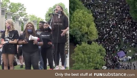 6 teenage girls organized a 10,000 person strong Black Lives Matter rally in Nashville,