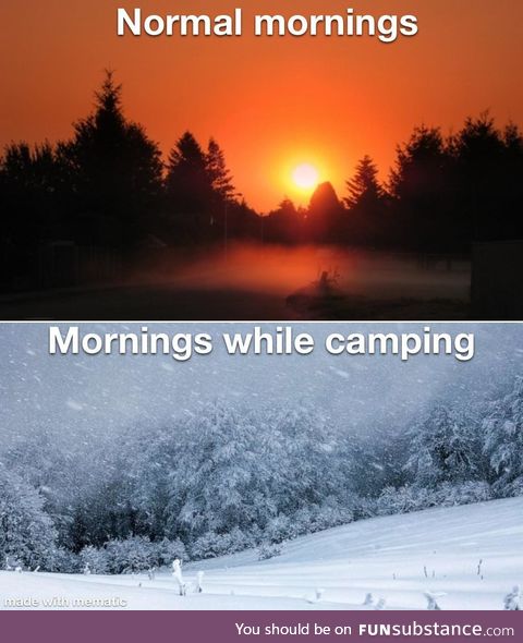 Camping is ass