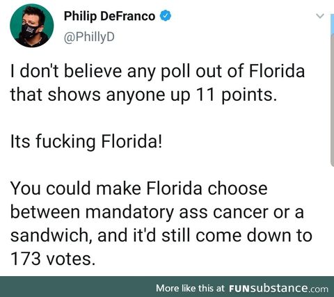 Florida has chaotic neutral energy