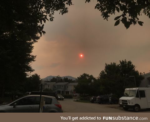 Alright, who got spooky red sun bc of mountain fires on their 2020 bingo card?