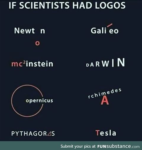 If scientists had their own logos