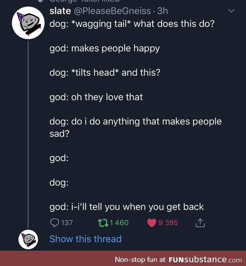 All dogs go back to heaven
