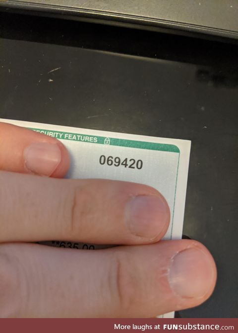 The perfect check number doesn't exi-