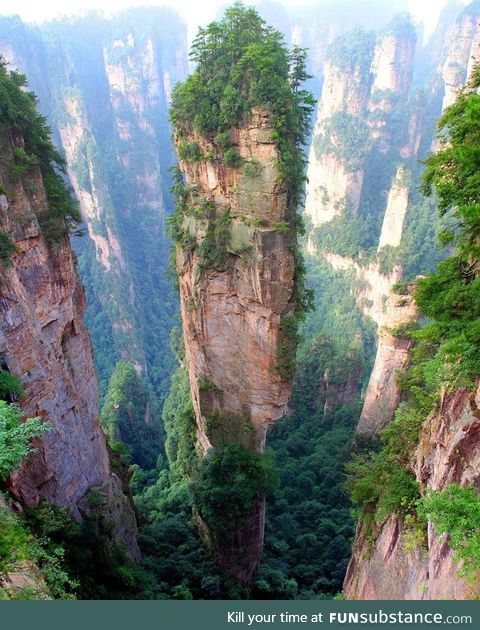 The tianzi mountains, china